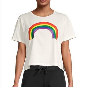 NWT French Connection Rainbow Top